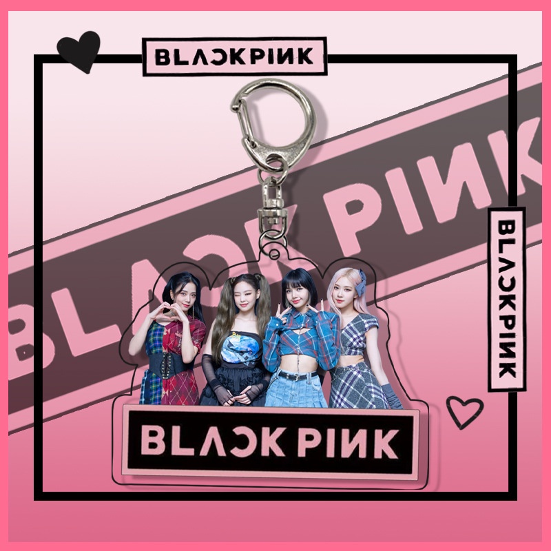 Móc khóa Blackpink Keychain_Móa khóa mica in 2 mặt