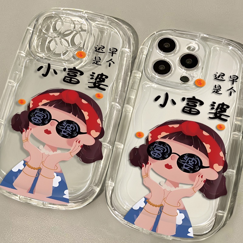 Ốp Điện Thoại Silicon Mềm Trong Suốt Chống Sốc Họa Tiết Dễ Thương Cho IPhone 14 13 12 11 Pro Max XS X XR 8 + 7 Plus