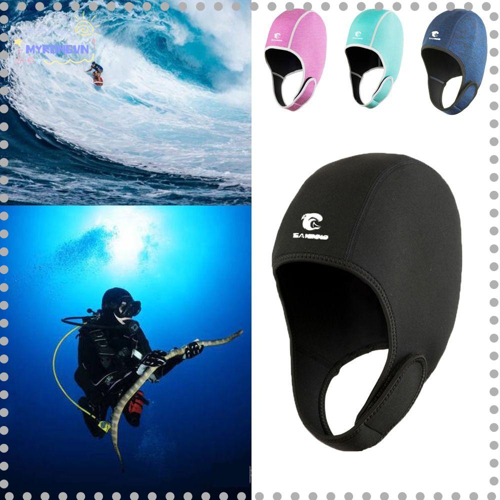 MYRONGVN Vỏ Bọc Đầu Giữ Ấm Khi Đi Lặn / Lướt Sóng Thoải Mái