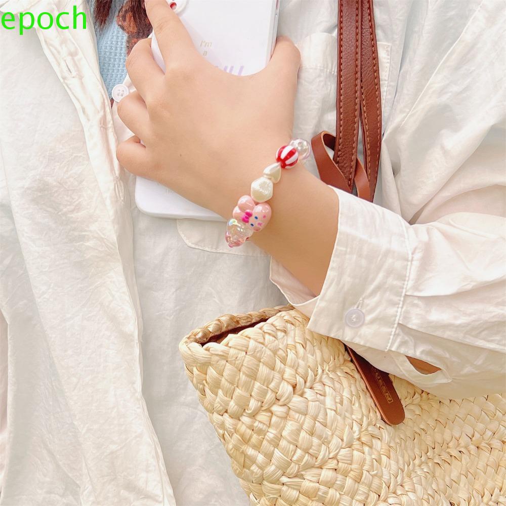EPOCH Vòng Tay Chuỗi Hạt Màu Sắc Ngọt Ngào Phong Cách Kpop