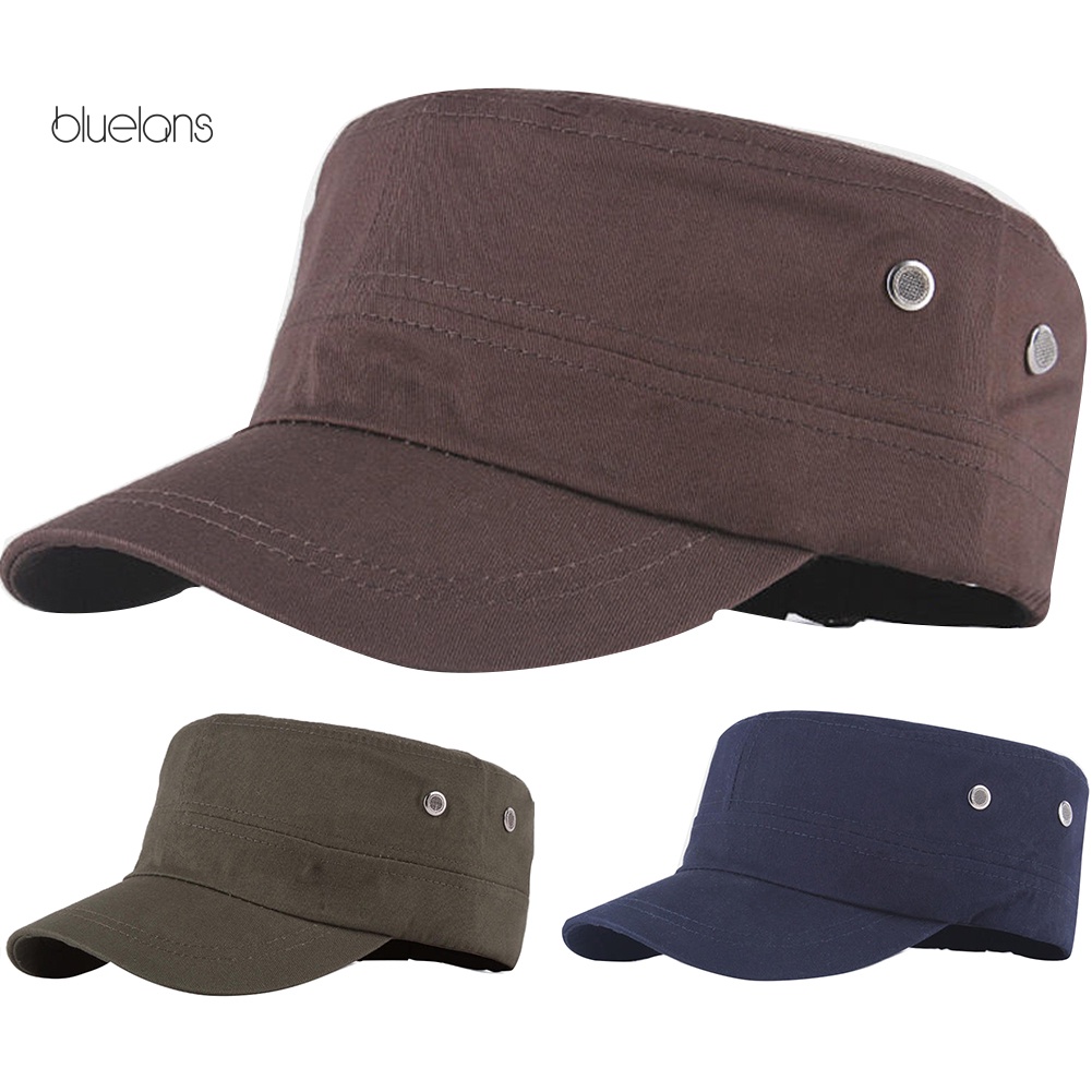 Mũ Lưỡi Trai Màu Trơn Chống Nắng Thời Trang Cho Nam