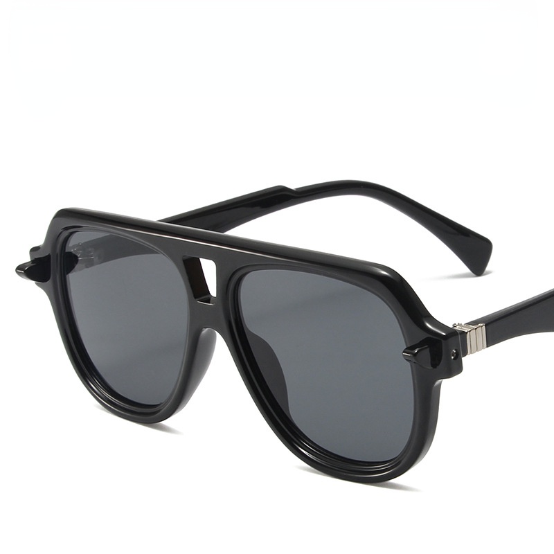 Kính Mát Gọng Vuông Kim Loại Thời Trang Cho Nam Nữ