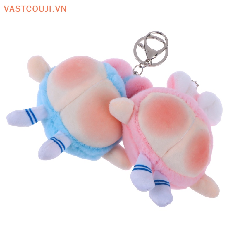 Móc Khóa Hình Mông Thỏ Nhồi Bông Đáng Yêu