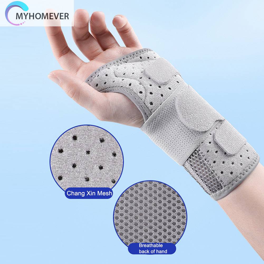 1 Đai Quấn Bảo Vệ Cổ Tay Bằng Nilon Và Nhôm Điều Chỉnh Được Tiện Dụng