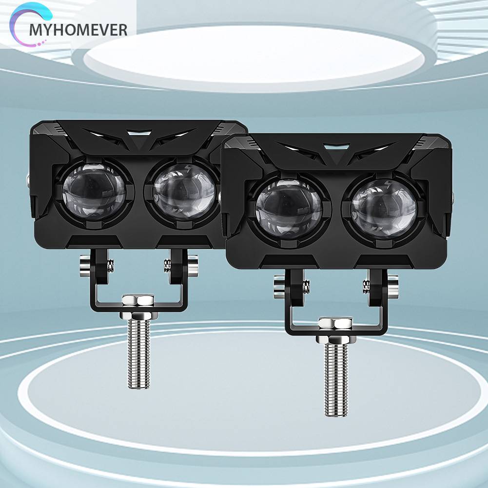 Set 2 Đèn LED Sương Mù Siêu Sáng Dành Cho Xe Mô Tô Jeep 4x4
