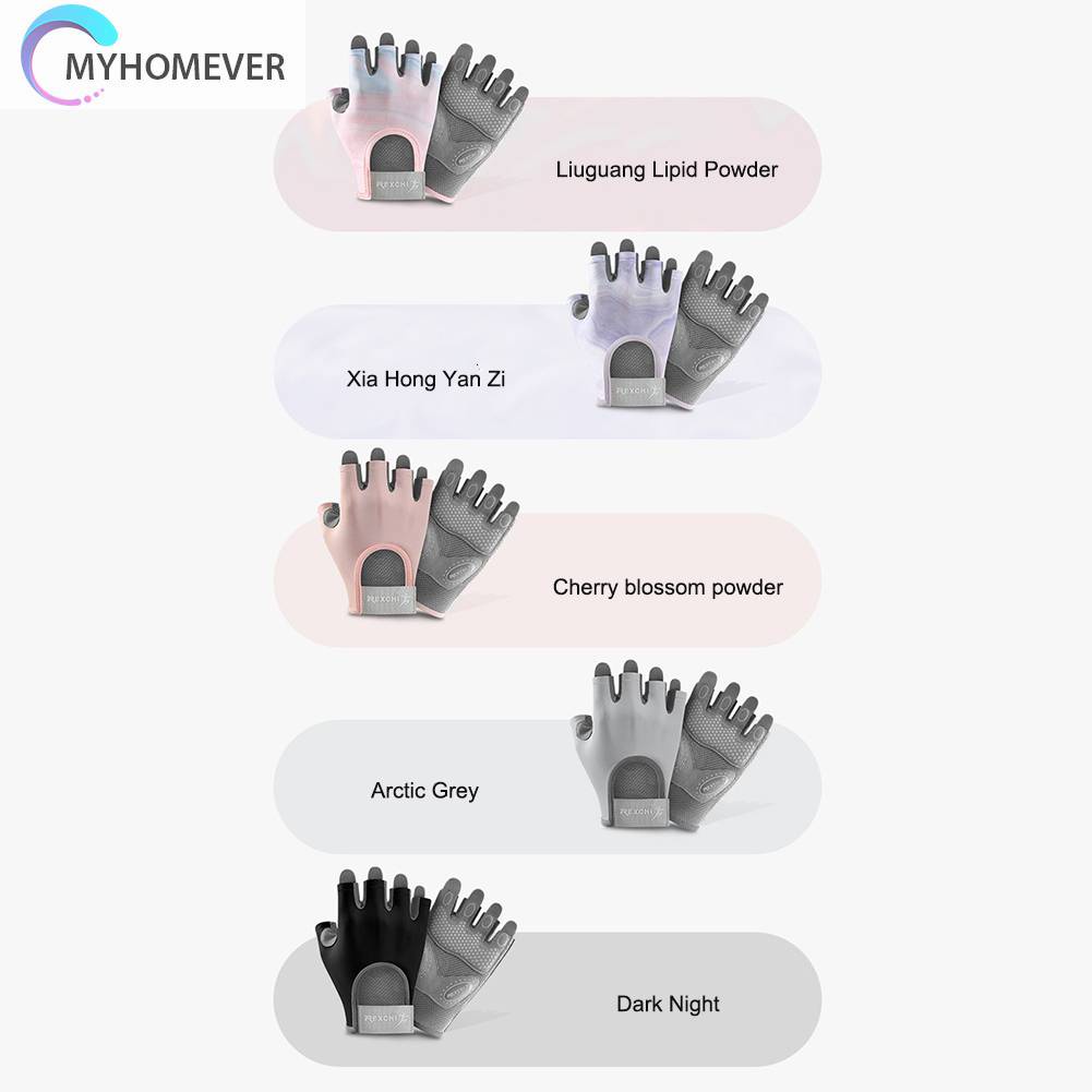 Găng Tay Thể Thao Hở Ngón Mềm Mại Chống Trượt Tiện Dụng