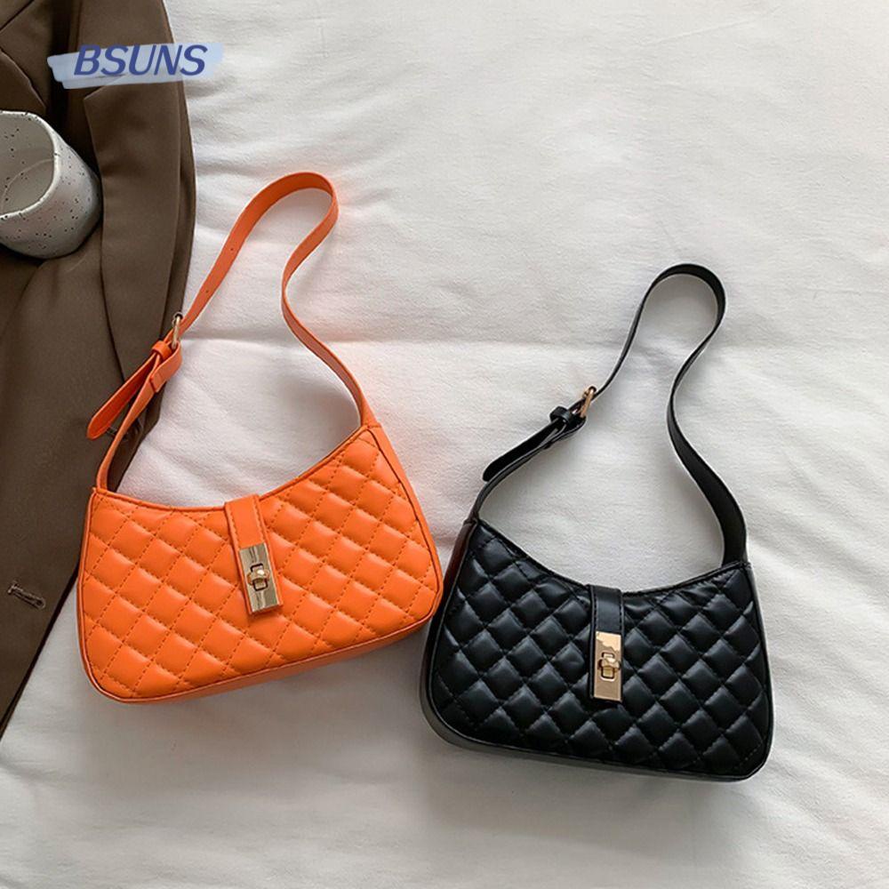 BSUNS Túi Đeo Chéo Da PU Gọn Nhẹ Sức Chứa Lớn Thời Trang Cho Nữ