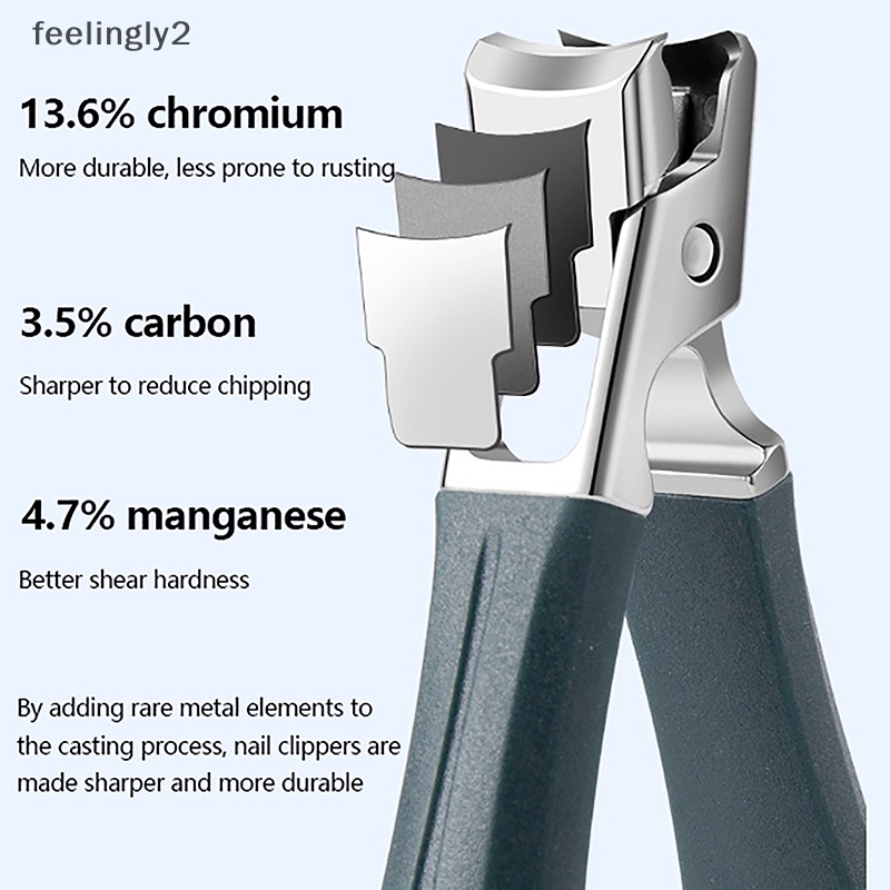 Kềm Cắt Móng Tay Dày Dặn Chống Văng Kích Thước Lớn Tiện Dụng Cho Gia Đình