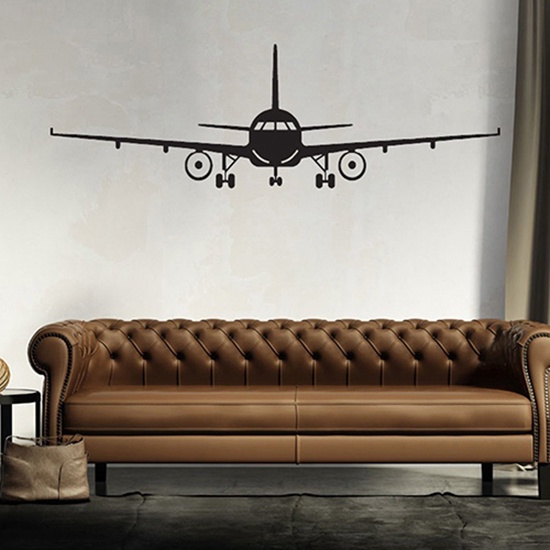 Miếng Dán Tường Trang Trí Hình Máy Bay 3D Nhiều Kích Cỡ Khác Nhau DIY