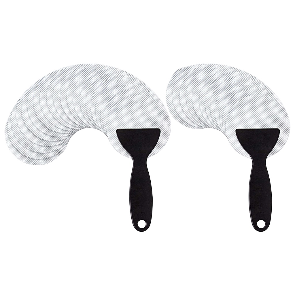 1 Bộ Miếng Dán Nhà Tắm Bằng PEVA Trong Suốt Chống Trượt Kèm Dụng Cụ Nạo Tiện Dụng