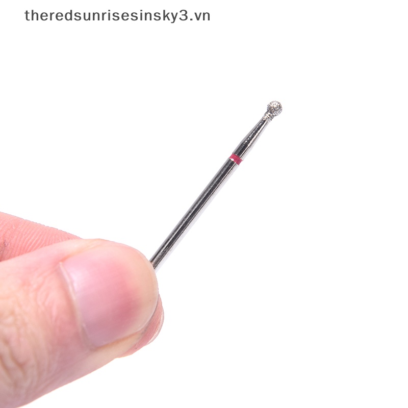 Bộ 30 Mũi Khoan Kim Cương 3 / 32 '' Cắt Móng Tay Thời Trang