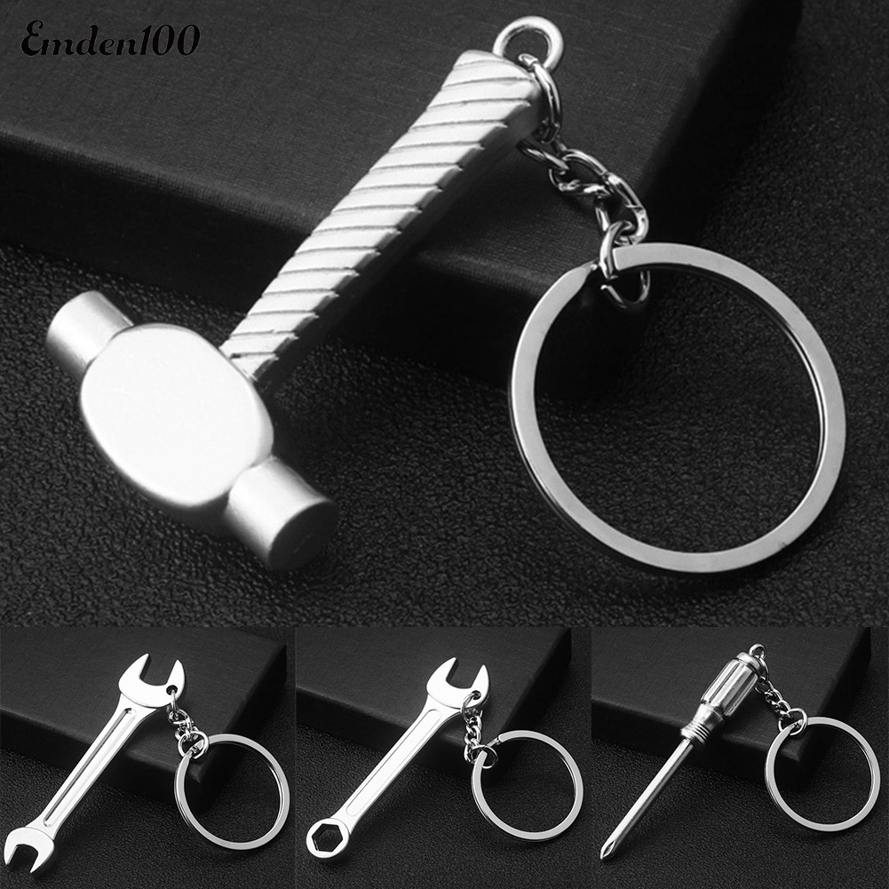 [EMDEN] Móc Khóa Hình Cờ Lê Cầm Tay Bằng Hợp Kim Kẽm Làm Quà Tặng