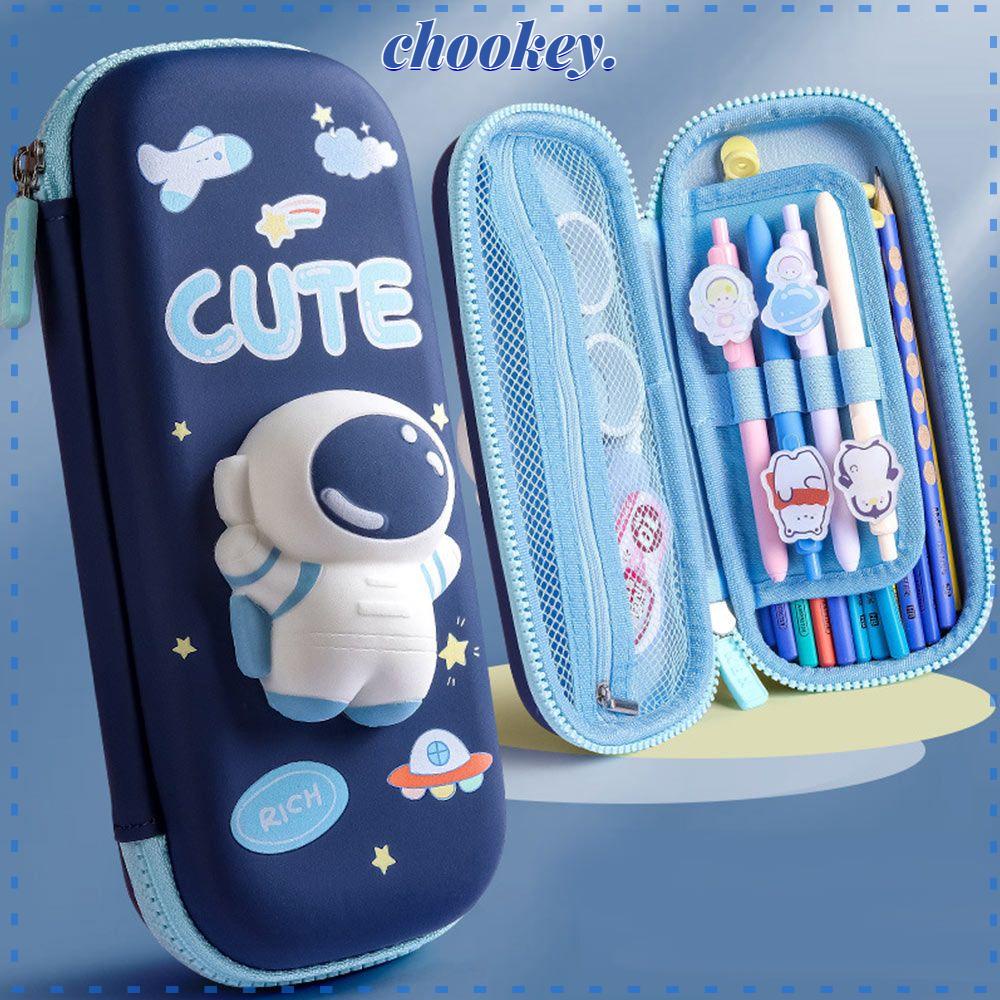 CHOOKEY Hộp Đựng Bút Bằng EVA Họa Tiết Vũ Trụ 3D Độc Đáo Tiện Dụng Cho Học Sinh