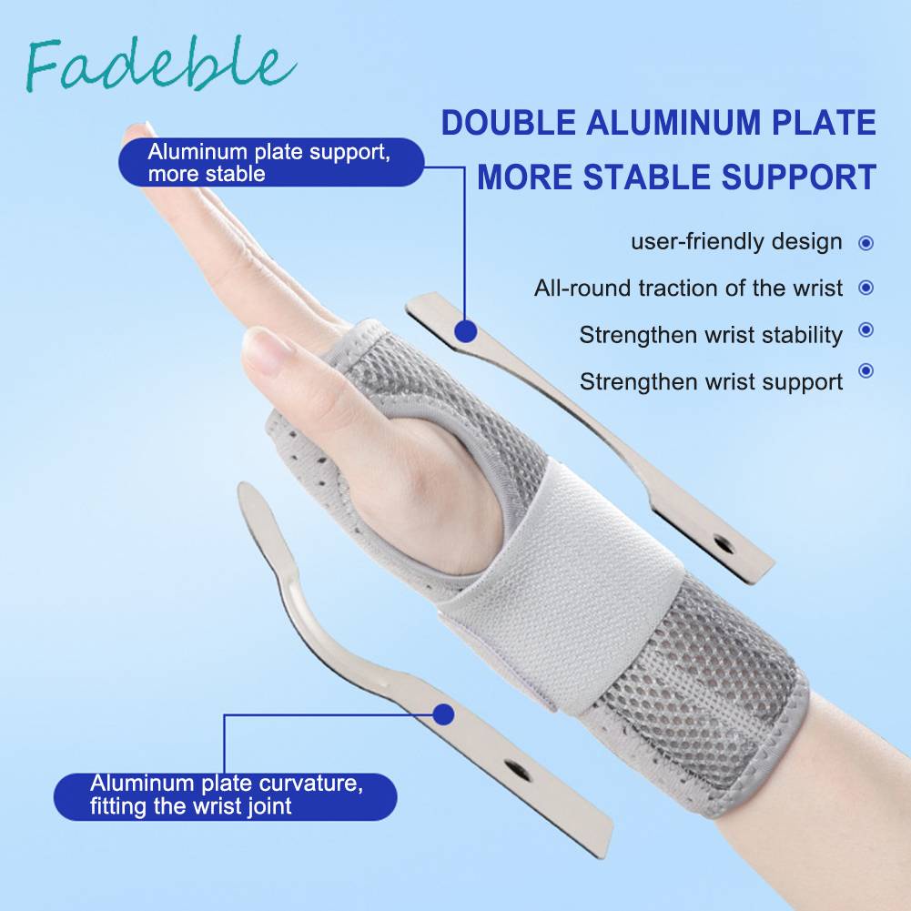 1 Đai Quấn Bảo Vệ Cổ Tay Bằng Nilon Và Nhôm Điều Chỉnh Được Tiện Dụng