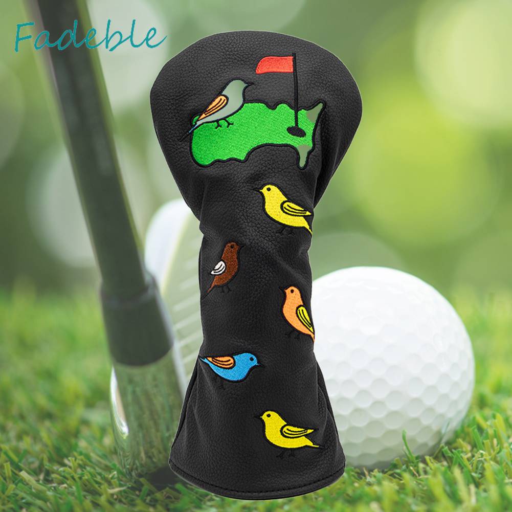 Vỏ Bọc Gậy Đánh Golf Bằng PU Mềm Chống Cắt Họa Tiết Chim Nhỏ Gọn