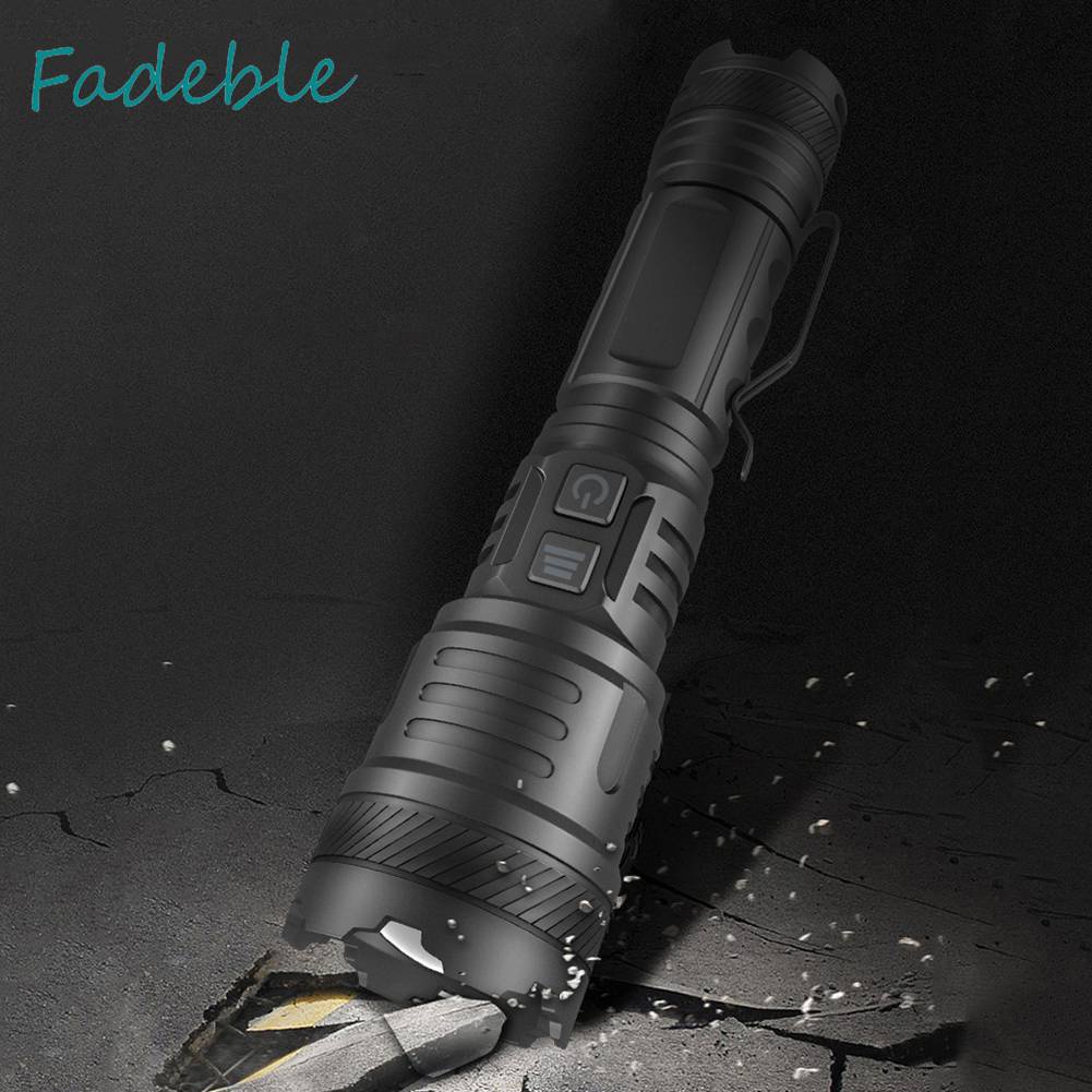 Đèn Pin Chống Nước IPX4 1200LM 30W LED Có Thể Sạc Lại Bằng Cổng USB