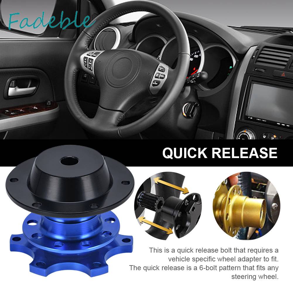 Vô Lăng Xe Hơi Tháo Lắp Nhanh 6 Lỗ Thông Dụng