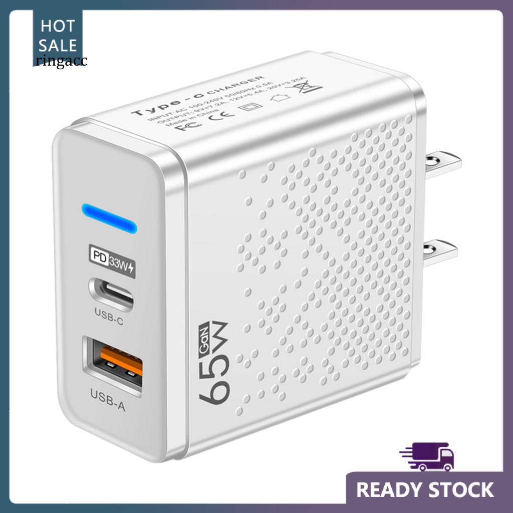 Bộ Sạc Điện Thoại Di Động RGA Trọng Lượng Nhẹ USB PD Type-C Chất Lượng Cao