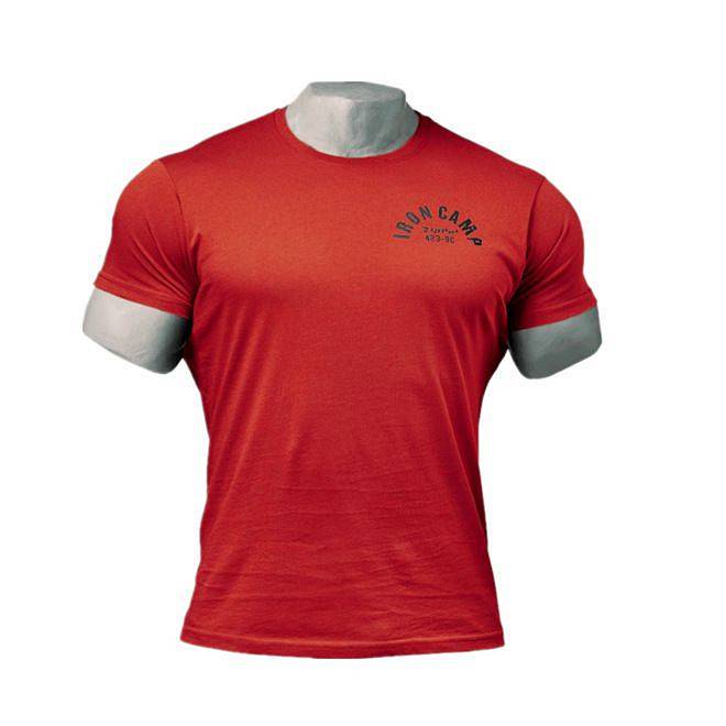 Gasp Fitness Training Short Sleeve T-shirt New Men's Wait Lifting Sports Top Base Half Sleeve Clothing Trendy Clothing Xnr1