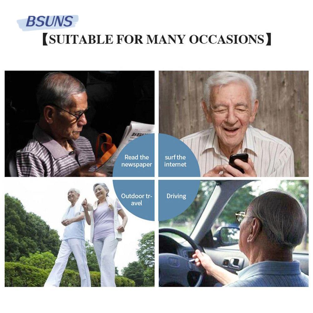 BSUNS Kính Đọc Sách Gọng Tròn Chống Bức Xạ Thời Trang