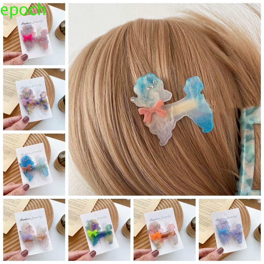 EPOCH Kẹp Mỏ Vịt Acetate Phong Cách Hàn Quốc Thanh Lịch Cho Nữ