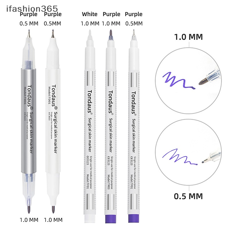 Bút Đánh Dấu Hình Xăm Kháng Nước Màu Trắng Phong Cách Hàn Quốc ifashion365