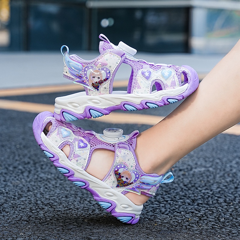 Xăng đan Đi Biển Màu Hồng Thời Trang Mùa Hè 2023 Mới Cho Bé