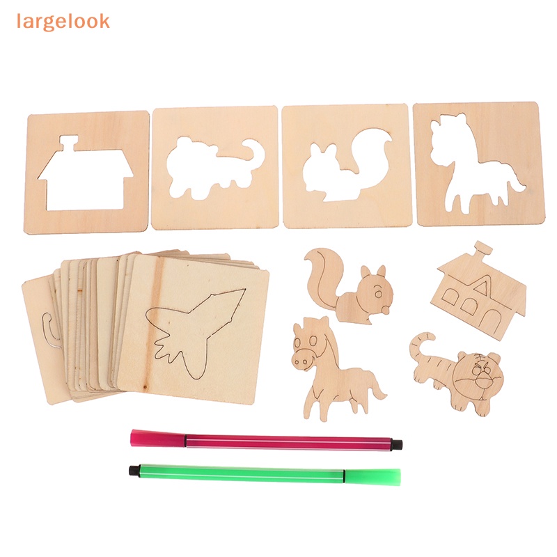 Bộ Khuôn Vẽ Tranh Nghệ Thuật DIY Có Thể Tái Sử Dụng Cho Bé