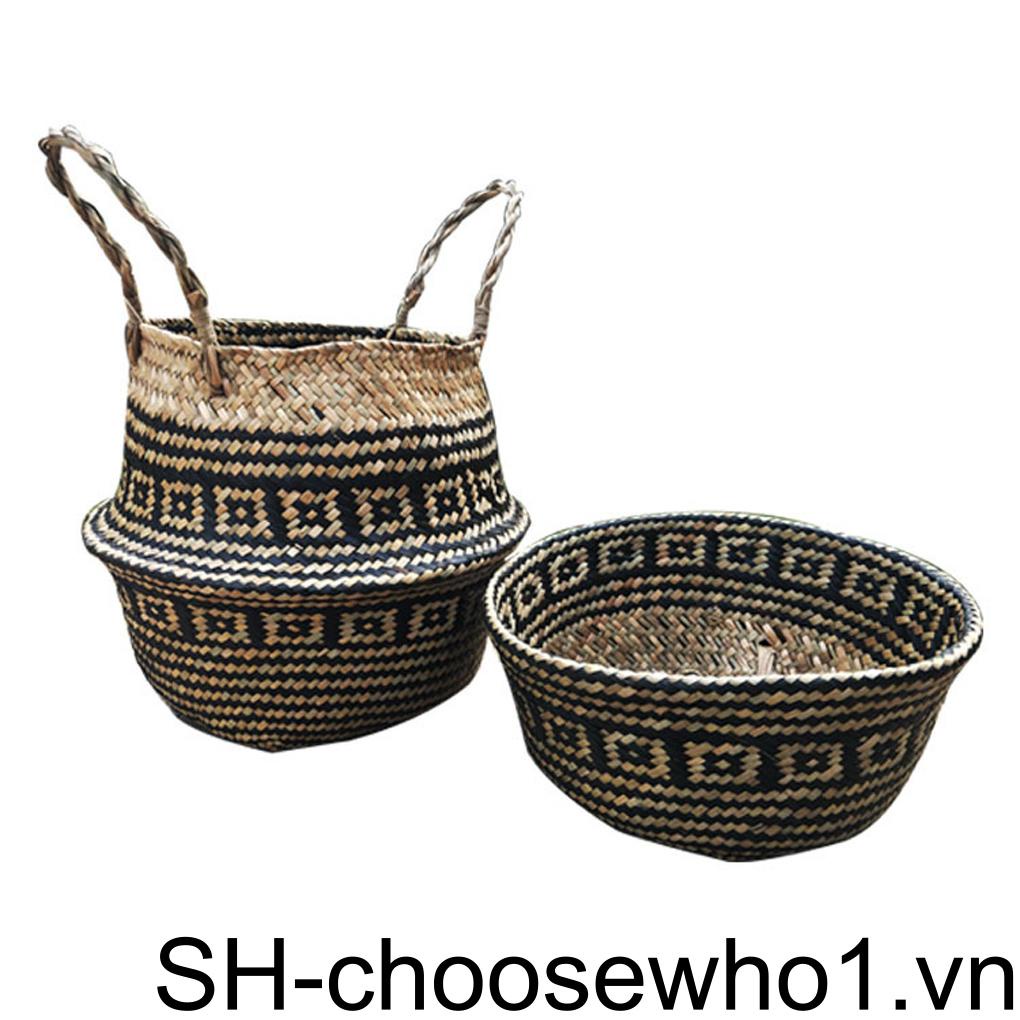 Túi Rơm Bện Thêu Họa Tiết Thân Thiện Với Môi Trường Dùng Trong Nhà Và Ngoài Trời