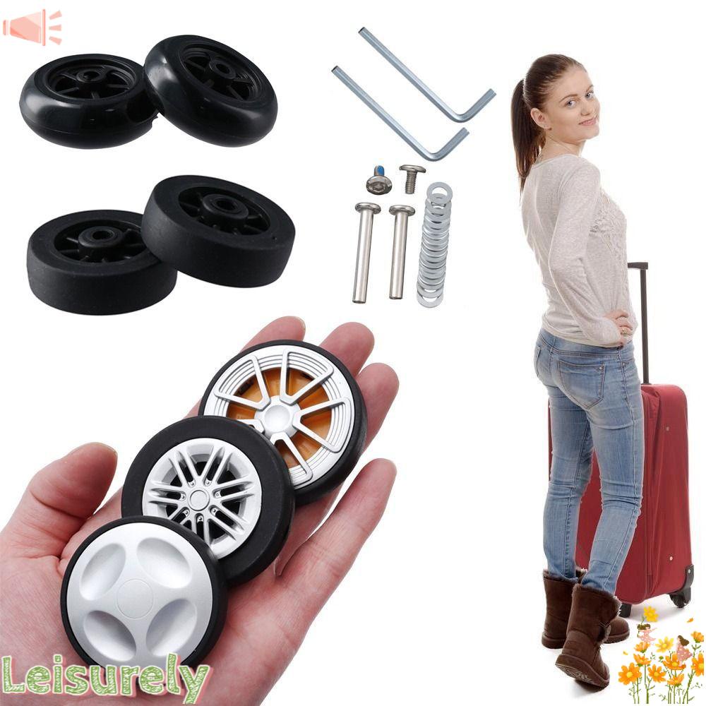 LEILY Bánh Xe PU Kèm Cờ Lê Thay Thế Chuyên Dụng Cho Vali