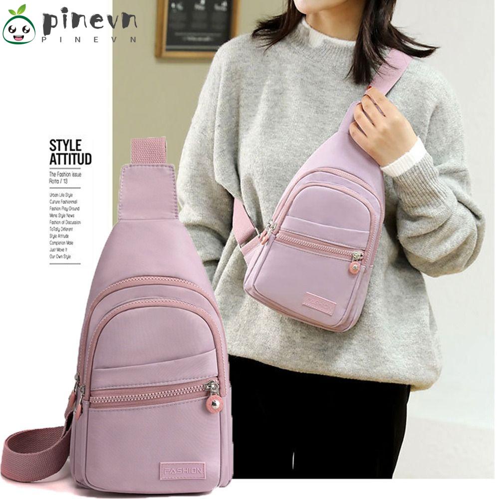 PINEVN Túi Đeo Chéo Vai Chống Thấm Nước Đa Năng Thiết Kế Thời Trang Có Thể Điều Chỉnh Dành Cho Nữ