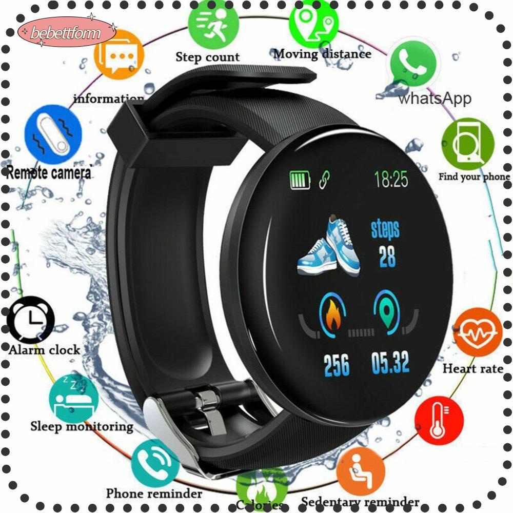 BEBETTERM Đồng Hồ Thông Minh Đa Chức Năng Theo Dõi Sức Khoẻ Kết Nối Bluetooth