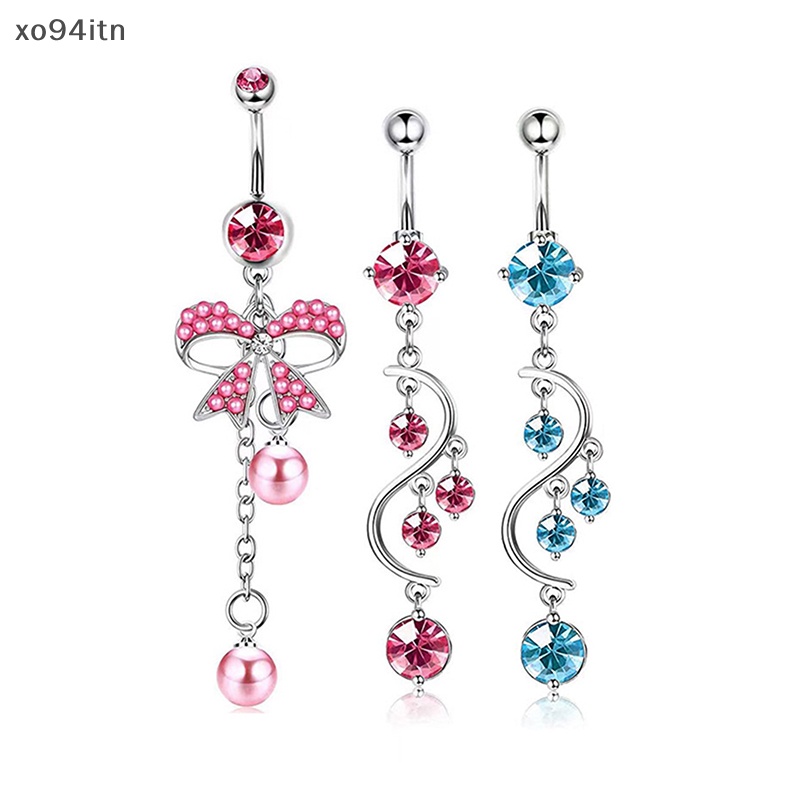 Khuyên Rốn Hình Bướm Chất Liệu Thép Không Gỉ Thời Trang