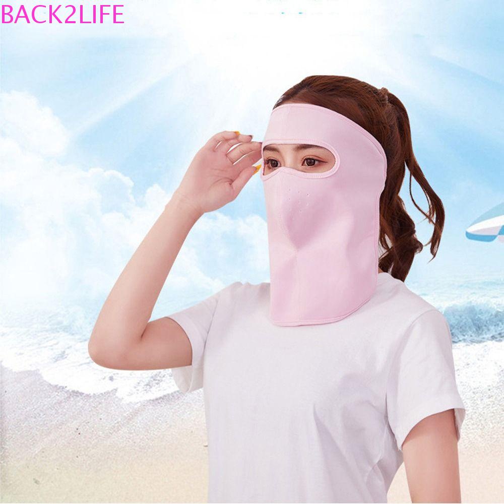 BACK2LIFE Khẩu Trang Che Mặt Và Cổ Chống Nắng Thoáng Khí Chống Tia UV Có Nắp Đậy Bảo Vệ Khuôn Mặt Và Cổ Dùng Khi Đi Câu Cá Ngoài Trời