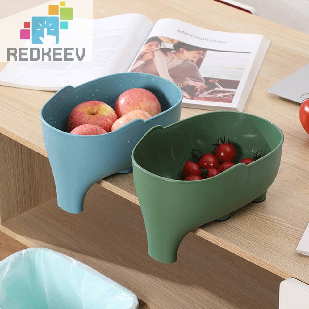 Rổ Đựng Đồ Đa Năng Có Lỗ Thoát Nước Tiện Lợi Cho Nhà Bếp