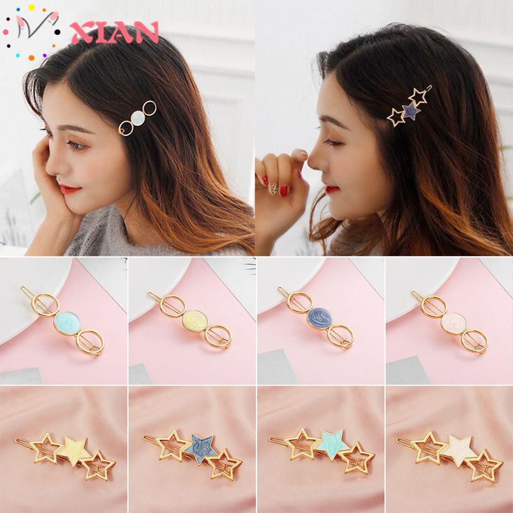 XIANTIN Kẹp TóC HìNh Ngôi Sao HìNh TròN ThờI Trang Cho Nữ