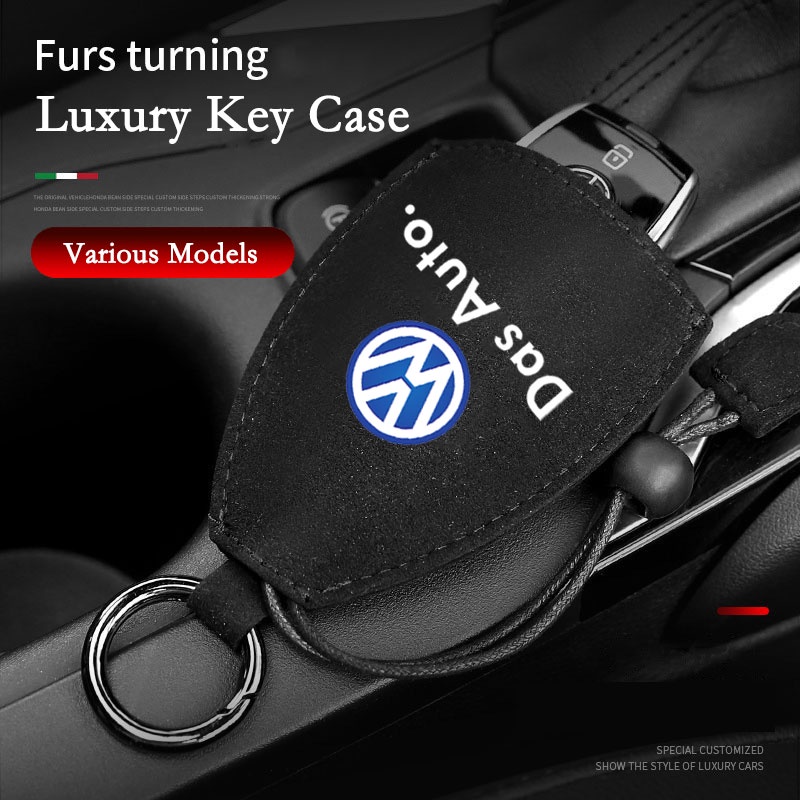 Vỏ Da Lộn Bảo Vệ Chìa Khóa Xe Hơi Volkswagen Polo Fox Gol Up Golf Beetle Santana Sagitar Tiguan Passat Touran Jetta Caddy Shsran