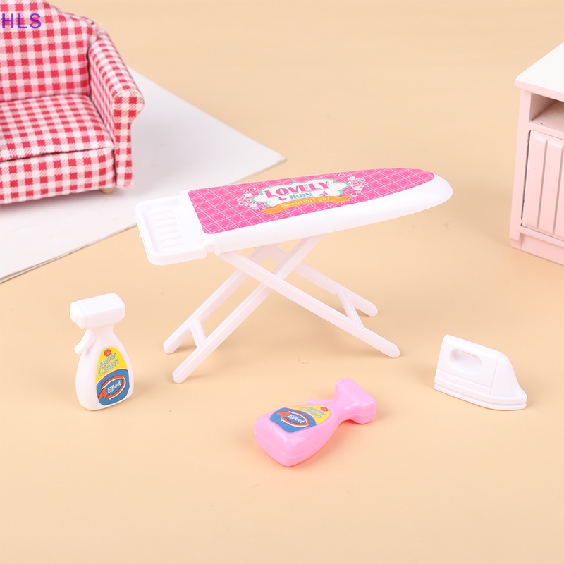 1 Bộ Giỏ Đựng Đồ Giặt Bằng Sắt Dùng Trang Trí Nhà Búp Bê