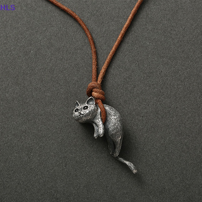 [HLS] Vòng Cổ Choker Dạng Dây Xích Màu Nâu Hình Mèo Dễ Thương Phong Cách Harajuku Cổ Điển Làm Quà Tặng Ngày Cưới