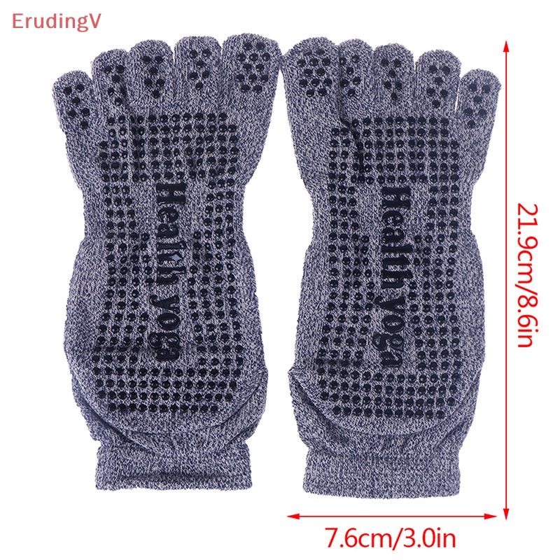 Vớ Cotton Năm Ngón Chống Trượt Dùng Tập Yoga / Chạy Bộ Cho Nam