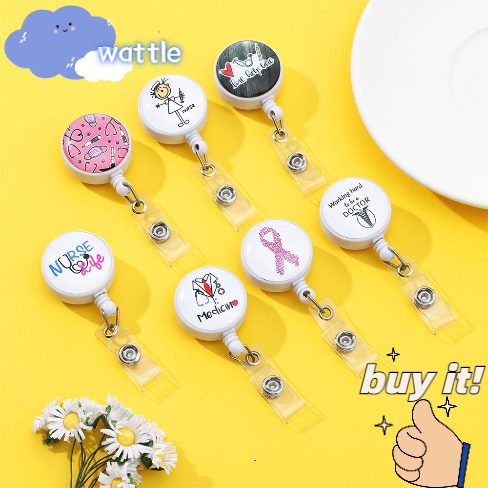 WATTLE Giá Đỡ Thẻ Tên 7 Kiểu Có Thể Thu Gọn Tiện Dụng Cho Y Tá