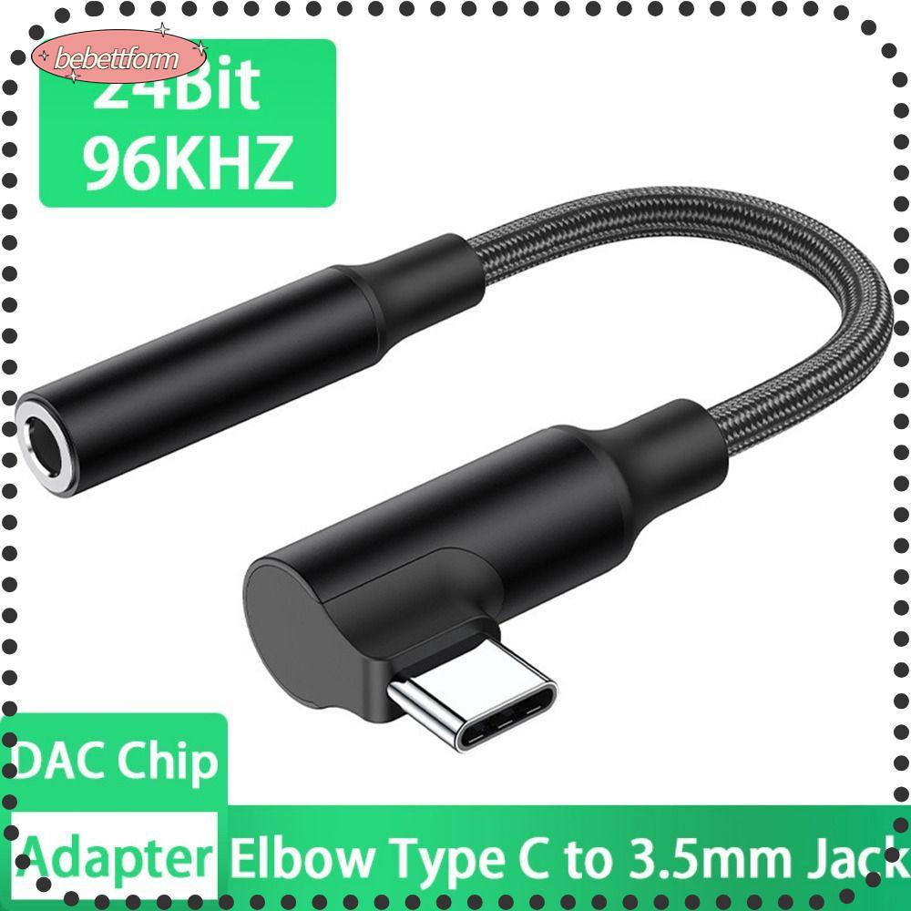 BEBETTERM Giắc Chuyển Đổi Từ USB Type C Sang 3.5mm Cho Samsung Xiaomi