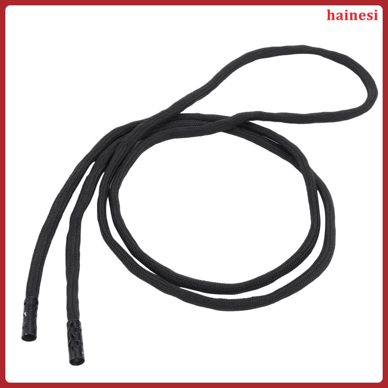 Set 10 Dây Đeo Cổ Tay Quần Short Vải Cotton Màu Đen Phối Dây Rút Thời Trang