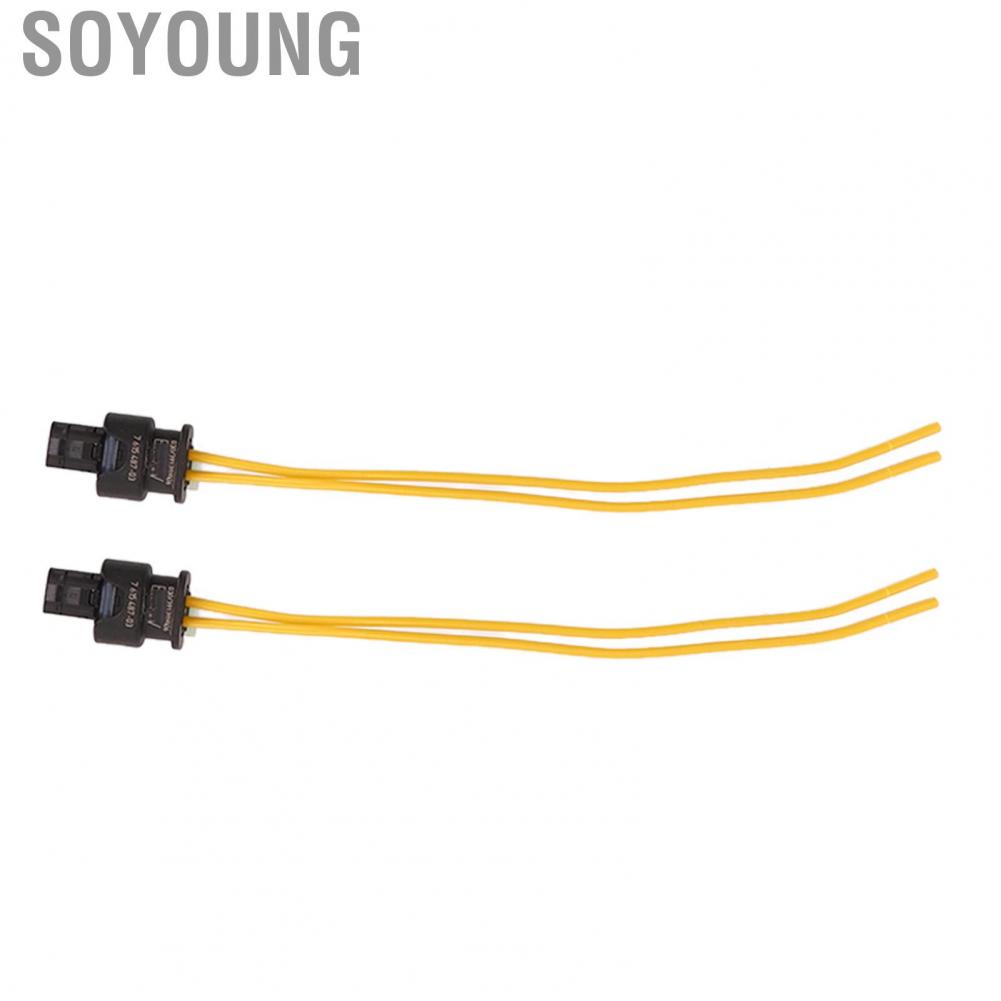 Soyoung 2Pcs ABS Connector Wiring Pigtail Replacement For Cls550 W218  Daytime