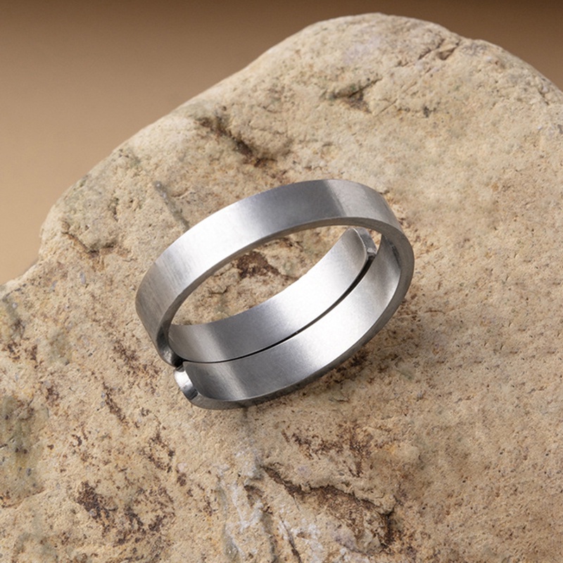 Ygt Nhẫn Thép Không Gỉ Khắc Chữ Believe Phong Cách Punk Cho Nam Và Nữ