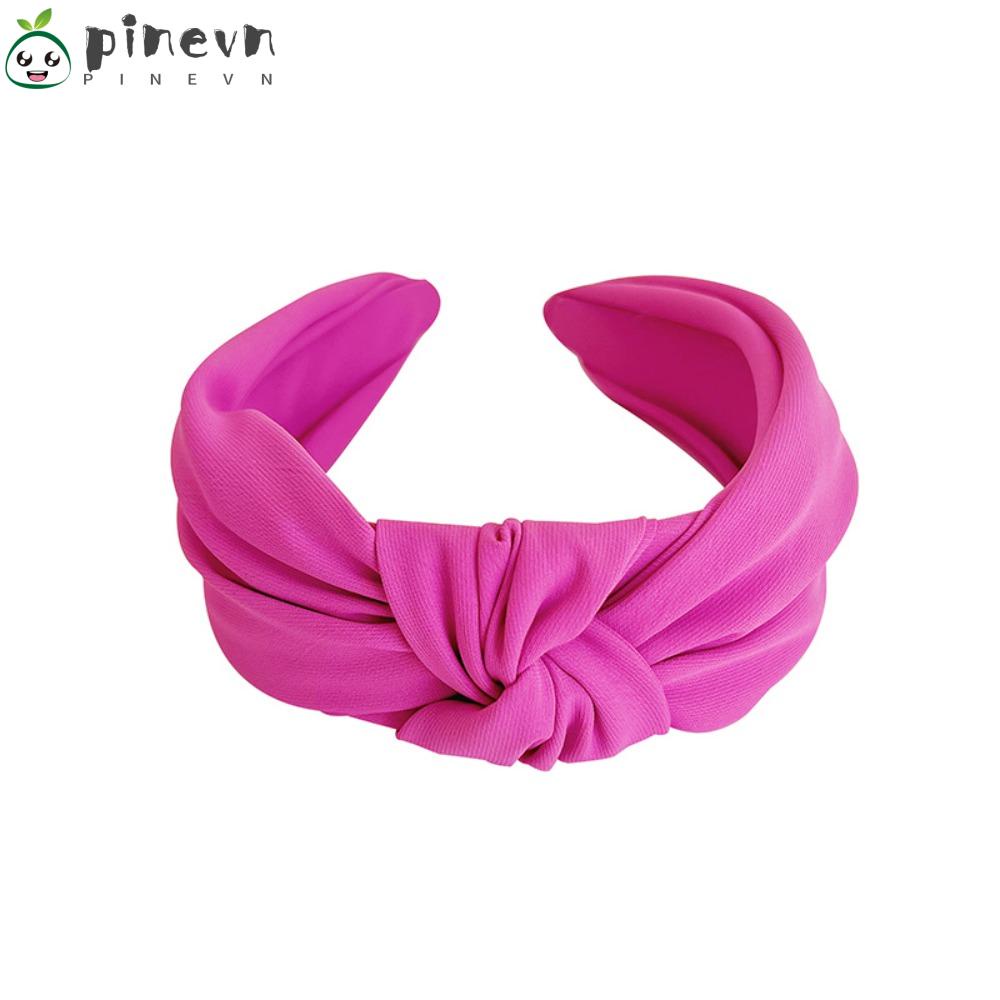 PINEVN Băng Đô Cài Tóc Đính Nút Thắt Thời Trang Cho Nữ