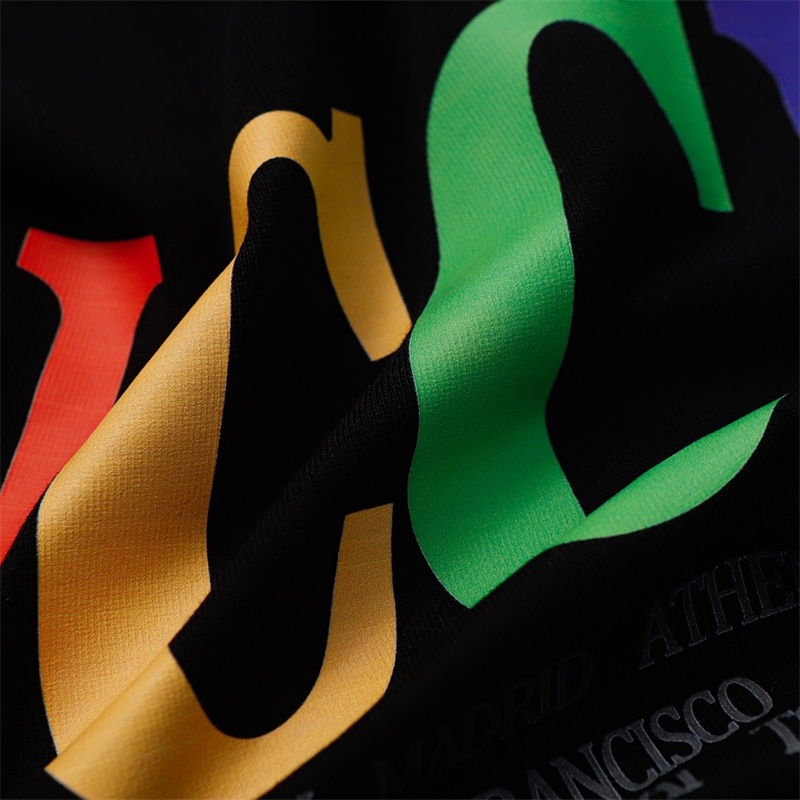 G22-áo Thun Tay Ngắn Cổ Tròn In Chữ Mới