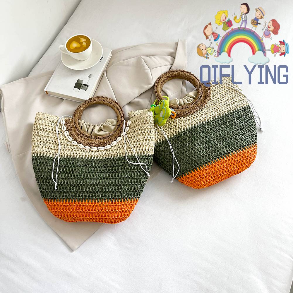 Túi Xách Đan Lát Thời Trang Nữ Tính