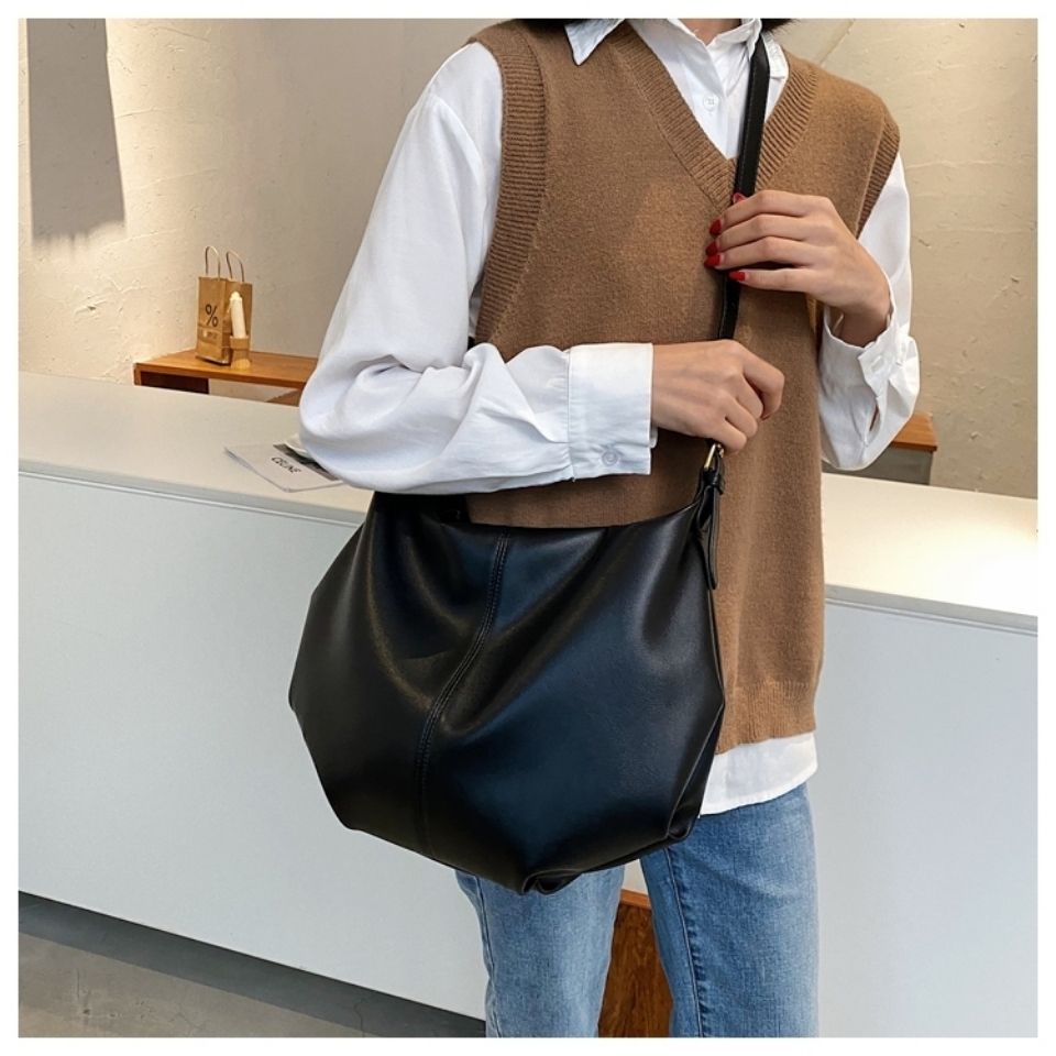 Túi Xách Da Mềm Cỡ Lớn Thời Trang Đơn Giản Cho Nữ