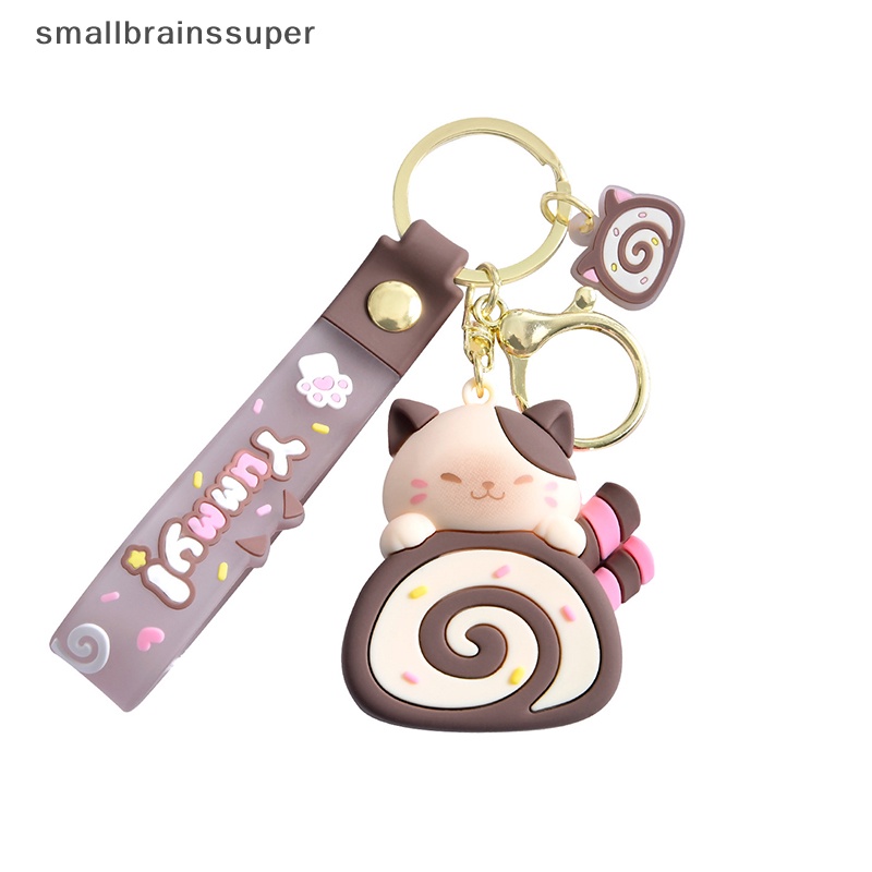 Móc Khóa Hình Chú Mèo Hoạt Hình Đáng Yêu Bằng PVC